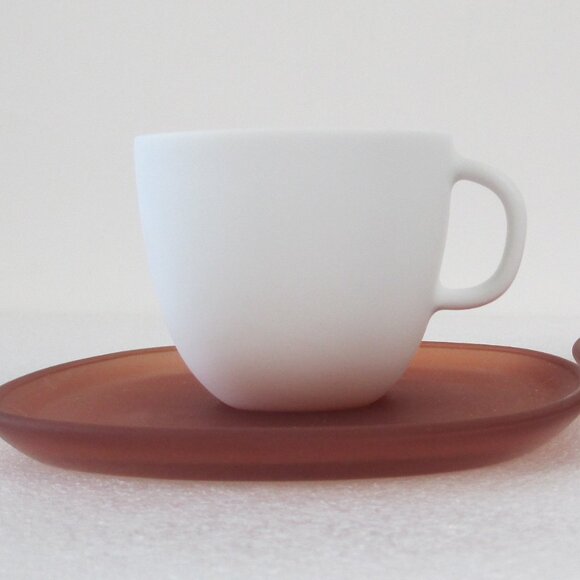 SET OF TWO NESPRESSO "LUME" EXPRESSO CUPS & SAUCERS - Picture 9 of 10